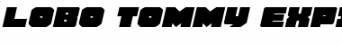 Download Lobo Tommy ExpExpItalic ExpItalic Font Title Preview