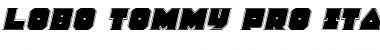 Download Lobo Tommy Pro Italic Italic Font Title Preview