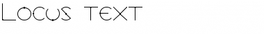Download Locus Text Font Title Preview Download Locus Text Font Title Preview