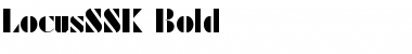 Download LocusSSK Bold Font Title Preview