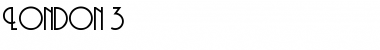 Download London 3 Regular Font Title Preview