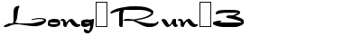 Download Long Run 3 Bold Font Title Preview
