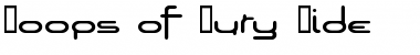 Download Loops of Fury Wide Font Title Preview