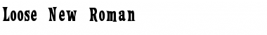 Download Loose New Roman Regular Font Title Preview