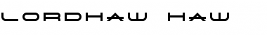 Download LordHaw Regular Font Title Preview
