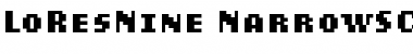 Download LoResNine NarrowSCB Font Title Preview Download LoResNine NarrowSCB Font Title Preview