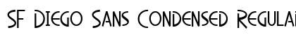 SF Diego Sans Condensed Regular preview