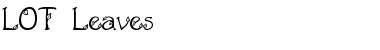 Download LOT Leaves Regular Font Title Preview Download LOT Leaves Regular Font Title Preview