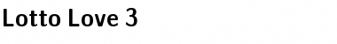 Download Lotto Love 3 Bold Font Title Preview