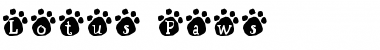 Download Lotus Paws Regular Font Title Preview