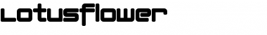 Download Lotusflower Regular Font Title Preview