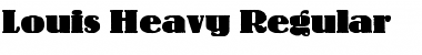 Download Louis-Heavy Regular Font Title Preview