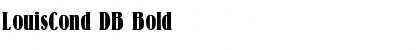Download LouisCond DB Bold Font Title Preview