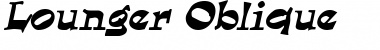 Download Lounger Oblique Font Title Preview