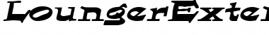 Download LoungerExtended Oblique Font Title Preview Download LoungerExtended Oblique Font Title Preview