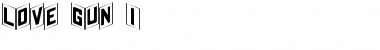 Download Love Gun 1 Plain Font Title Preview