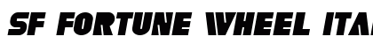 SF Fortune Wheel Italic preview