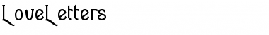 Download LoveLetters Font