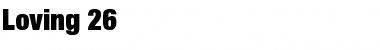 Download Loving 26 Font