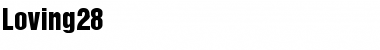 Download Loving28 Regular Font Title Preview
