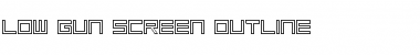 Download Low Gun Screen Outline Outline Font Title Preview