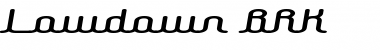 Download Lowdown BRK Normal Font Title Preview