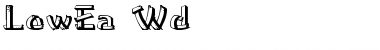 Download LowEa Wd Regular Font Title Preview