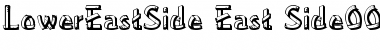 Download LowerEastSide East Side Font Title Preview