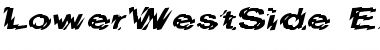 Download LowerWestSide Ex Regular Font Title Preview