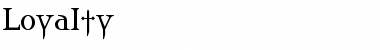 Download Loyalty Regular Font Title Preview Download Loyalty Regular Font Title Preview