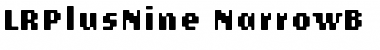 Download LRPlusNine NarrowB Font Title Preview