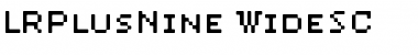 Download LRPlusNine WideSC Font Title Preview