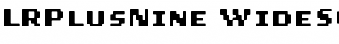 Download LRPlusNine WideSCB Font Title Preview