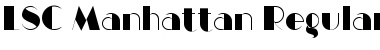 Download LSC Manhattan Regular Font Title Preview