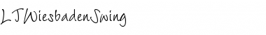 Download LTWiesbadenSwing Regular Font Title Preview