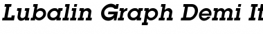 Download Lubalin Graph Demi Italic Font Title Preview