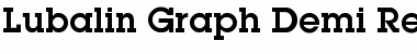 Download Lubalin Graph Demi Regular Font Title Preview