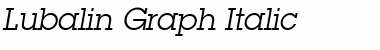 Download Lubalin Graph Italic Font Title Preview Download Lubalin Graph Italic Font Title Preview