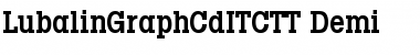 Download LubalinGraphCdITCTT Demi Font Title Preview