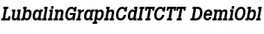 Download LubalinGraphCdITCTT Bold Font Title Preview