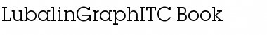 Download LubalinGraphITC Book Font Title Preview