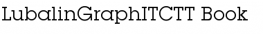 Download LubalinGraphITCTT Book Font Title Preview