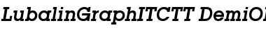 Download LubalinGraphITCTT Bold Font Title Preview Download LubalinGraphITCTT Bold Font Title Preview