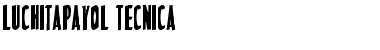 Download LuchitaPayol-Tecnica Regular Font Title Preview