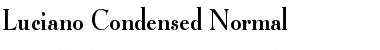 Download Luciano Condensed Normal Font Title Preview