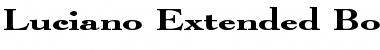 Download Luciano Extended Bold Font Title Preview