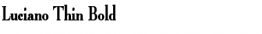 Download Luciano Thin Bold Font Title Preview Download Luciano Thin Bold Font Title Preview