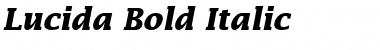 Download Lucida BoldItalic Font