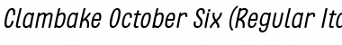 Download Clambake October Six Font