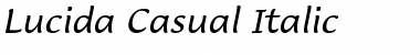 Download Lucida Casual Italic Font